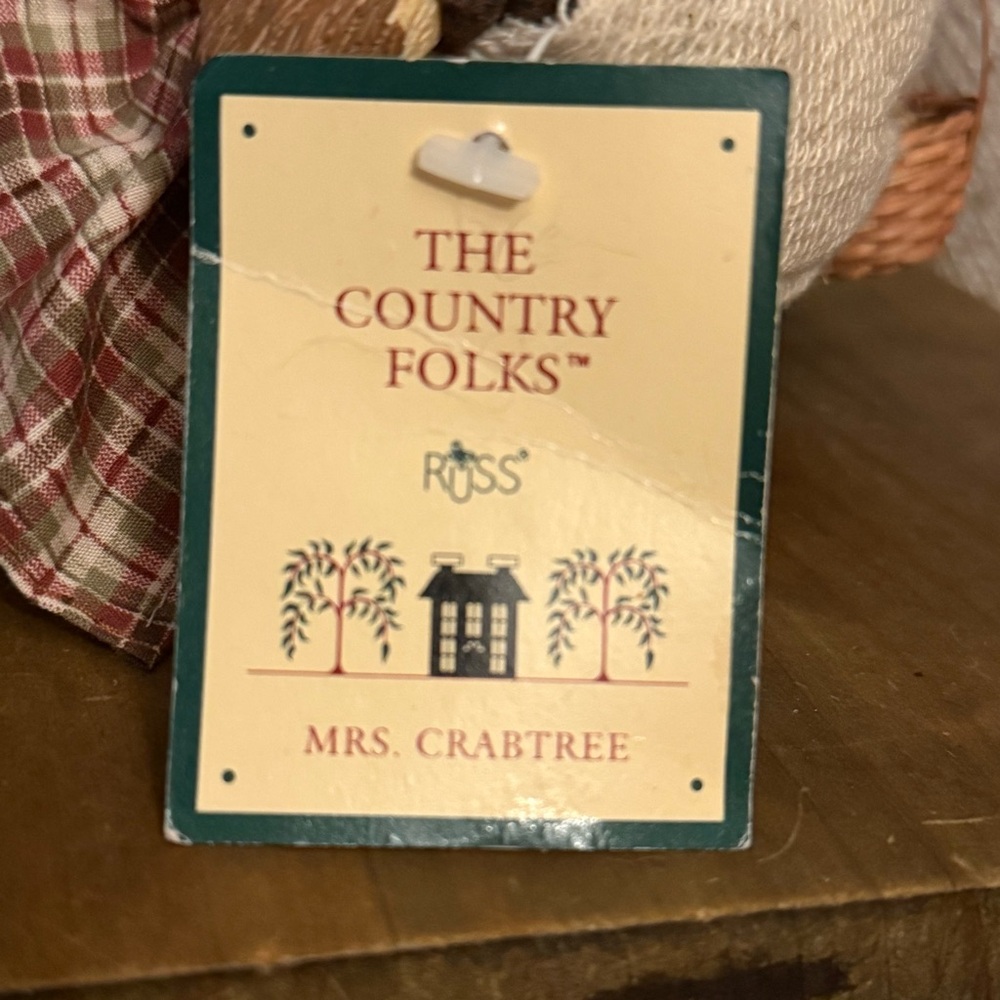 The Country Folks Russ Mrs. Crabtree cat - Picture 5 of 5
